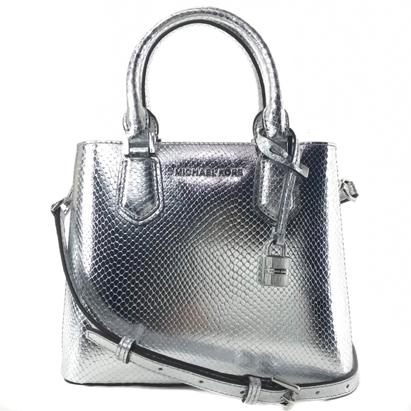 MICHAEL KORS Adele Medium Embossed Leather Bag